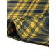 thumbnail image 5 of Vestido de punto de cuello redondo de mujer Allerga K con mangas cortas y decoración de lazo, vestido de cuadros en amarillo y azul M, 5 of 7