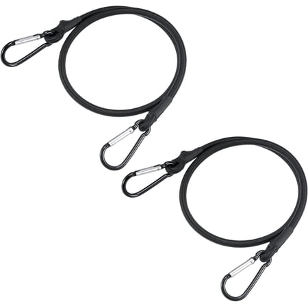 MECCANIXITY Elastic Cords with Hooks, 80cm/31.5 Inch Shock Rope 2 Snap ...