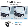 thumbnail image 6 of office presentation remotes Teacher Bisofice Presentation Pointer for PowerPoint PPT Clicker with USB/Type C Dual Head Receiver Wireless Rechargeable Presenter Clicker Compatible with MAC//, 6 of 7