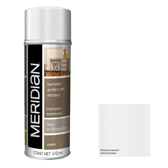 Esmalte Acrílico Meridian en Aerosol Porcelana 410 ml