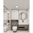 thumbnail image 7 of Sunco 12 Inch LED Ceiling Mount Light Fixture, Close to Ceiling Round Flat Light, 18W, 1300 LM, Selectable CCT 2700K/3000K/4000K/5000K/6000K, Nickel Coated, Dimmable, Hardwired ETL, 7 of 7