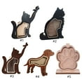 thumbnail image 3 of AOOOWER Customizable Pet Furs Memorial Wooden Box Dog Cats Hair Keepsakes For Personalizing Pet Lover Home Decoration Display, 3 of 9