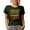 Military Green, variant on Funny Annoying Each Other for 12 Years and Still Going Strong - Wedding Anniversary, Black T-Shirt, Small