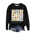 thumbnail image 3 of Hvot&aat Long Sleeve Shirts for Women Mushroom Graphic Sweatshirts Casual Crewneck Fall Pullover, 3 of 4