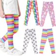 thumbnail image 4 of Esaierr Toddler Kids Prints Legging Spring Autumn Legging Pants for Baby Girls Leggings Fashion Stretchy Trousers for 3-10Y, 4 of 5