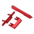 thumbnail image 2 of Kit de parachoques trasero RC, piezas de repuesto de parachoques trasero de aleación de aluminio para Axial SCX24 1/24 RC Crawler rojo, 2 of 10