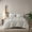 Ivory, variant on Bed In A Bag, 3 Piece Cotton Jacquard Duvet Set-King/Cal King, Ivory Cotton Bedding Set,Polyester Bed Sheet Set, Household Supplies & Décor Bedding Bedding Sets