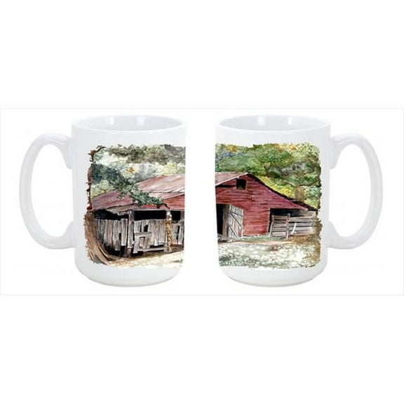 Old Barn Dishwasher Safe Microwavable Ceramic Coffee Mug 15 oz.