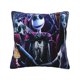 thumbnail image 1 of Fundas de almohada de terciopelo negro de Pesadilla antes de Navidad para sala de estar, sofá, dormitorio, fundas de cojín cuadradas sólidas suaves decorativas con cremallera invisible, sin inserto., 1 of 5