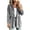 #Dark Gray 1, variant on Women's Velvet Jacket Solid Shawl Collar Long Sleeve Open‑Front Outerwear With Pockets
