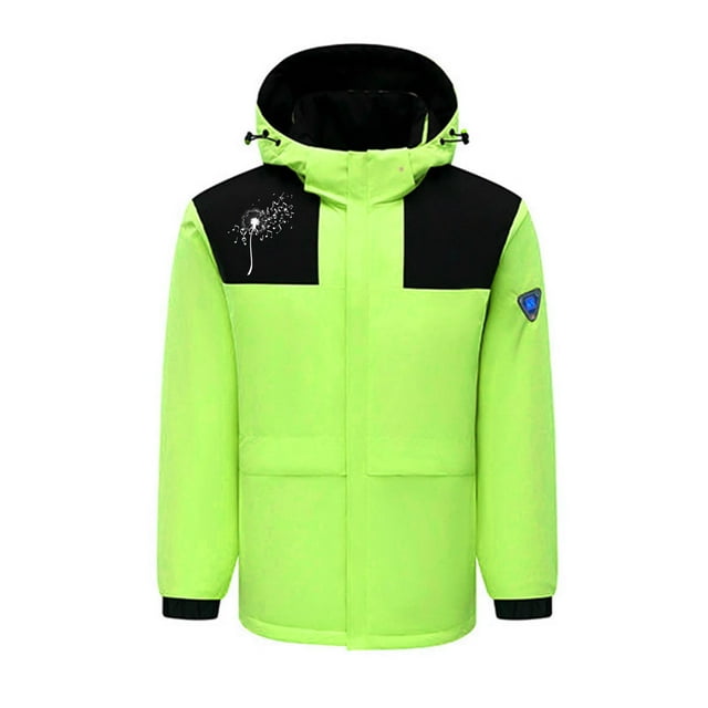 Amzcrzy Heated Jacket Usb Intelligent Constant Temperature Heated Windproof Plus Size Coat for Men and Women Winter 4 Heated Jacket Coat Winter Coats for Women Winter Jackets for Women