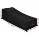 thumbnail image 5 of Funda protectora para tumbona con rejillas de ventilación, impermeable, a prueba de viento, anti-UV, tela Oxford 210D Funda protectora para tumbona, tumbona (200x75x40/80cm) - Negro esquí esquí Gafas de esquí, 5 of 5