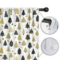 thumbnail image 4 of Blackout Kids Curtains,Gold Christmas Tree Pattern Childrens Insulated Curtains Set Of 2,Bedroom Essentials,Toddler Room Decor 42"x84", 4 of 5