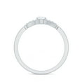 thumbnail image 2 of Rosec Jewels Lab Grown Diamond Promise Engagement Ring - EF-VS Quality - Ready to Gift, 925 Sterling Silver, US 4.00, 2 of 8