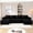 Black, variant on Vanress 124 Inch U Shaped Modular Sectional Sofa, Modern Corduroy Boneless Sofa for Living Room, Upholstered Deep Seat Cloud Sofas Couches, No Assembly Required, Black