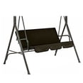 thumbnail image 3 of Funda para silla de columpio Silla de columpio de jardín al aire libre Funda protectora impermeable a prueba de polvo para asiento, Café tholdsy  HA005111-06, 3 of 6