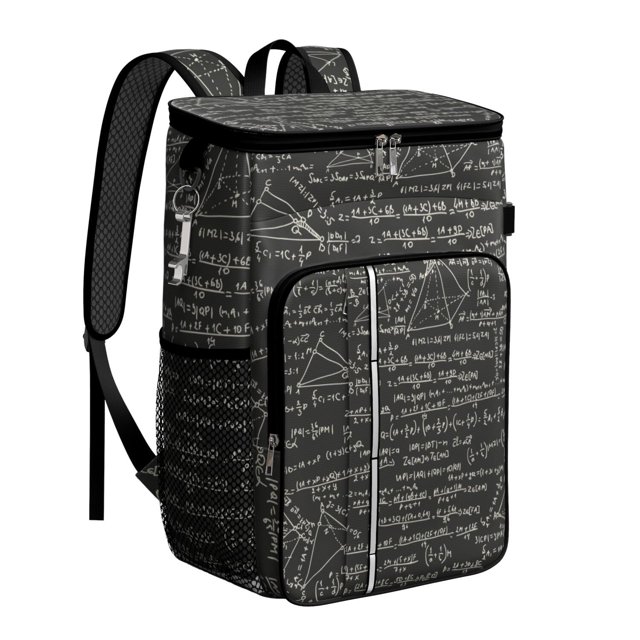 Science Classroom Essential Cooler Backpack - 20L High-Capacity Insulated Leakproof Bag for Students & Workers, Tablet Compartment Included