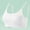 White, variant on Girls Straps Sports Bra Ruffle Seamless Loose Cotton Bralett Comfortable Fit Athletic Activities Daily School First Undergarment(Blue,13-14 Years)