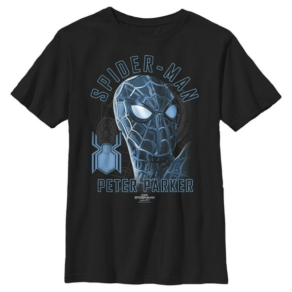 Boy's Marvel Spider-Man: No Way Home Blue Suit  Graphic Tee Black Medium