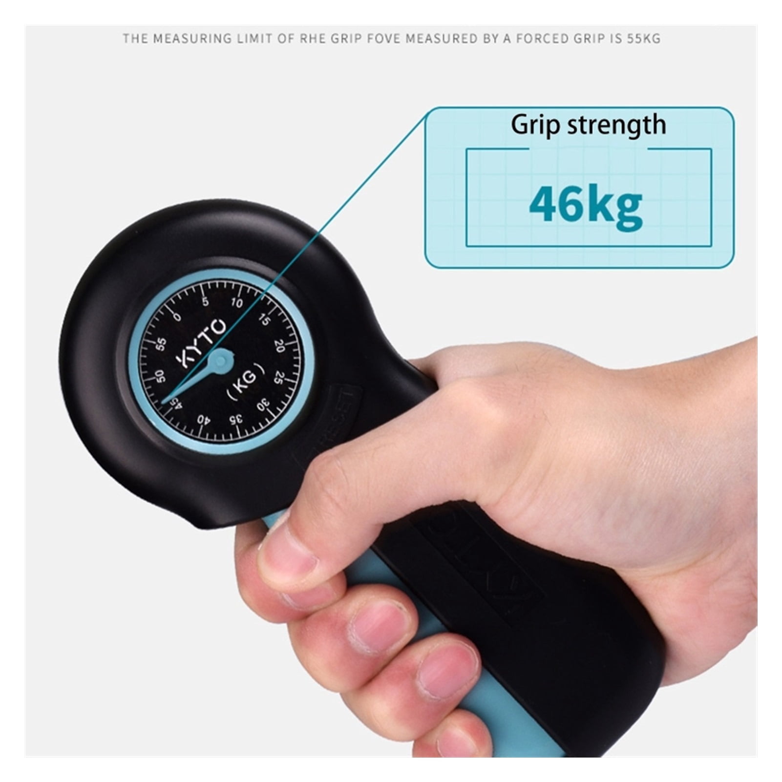H053 Hand Dynamometer Grip Power Strength Measurement Meter Fitness Training Gripper Strengthener Gym Wrist Arm Muscle Exerciser
--------
,Accurate & Efficient Force Measurement