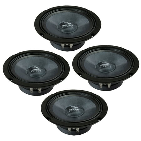 Harmony Audio HC-CMB65 Car Stereo Cabron Midbass Midrange 6.5" Speakers - 2 Pair