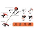 thumbnail image 5 of Floseru Gas Weed Wacker 52cc 2 Stroke Oil 2 in 1 Multifunctional Weed Eater, Gas Powe Cordless Trimmer Hedge Pruner Brush Cutter 10 Inch 8500Rpm for Shrubs and Weeds, 5 of 9