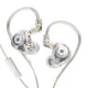 thumbnail image 1 of KZ Auriculares internos con cable de 3,5 mm Auriculares ergonómicos con cancelación de ruido Auriculares universales para teléfono portátil, transparentes, con micrófono seitruly EL004789-02B, 1 of 2