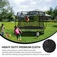 thumbnail image 2 of MesaSe 1pc Trampoline Net Cloth Trampoline Replacement  Trampoline Jump Cloth (Black), 2 of 6