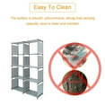 thumbnail image 3 of Portable 8-Cube Bookcase Adjustable Bookshelf Organizer Shelf Unit  Cube Cabinet Closet Cabinet for Office Home Bedroom, 3 of 8