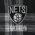 thumbnail image 6 of Women's Concepts Sport Black/Gray Brooklyn Nets Badge Top & Pajama Pants Sleep Set, 6 of 6