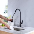 thumbnail image 4 of Pull Out Kitchen Faucet, Solid Brass Single Handle Kitchen Faucet, 4 of 8