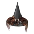 thumbnail image 2 of Afdoent Kids Witch Hat Boys Girls Halloween Witch Hats Accessory For Holiday Halloween Party Funny Decorative Props Classic, 2 of 4
