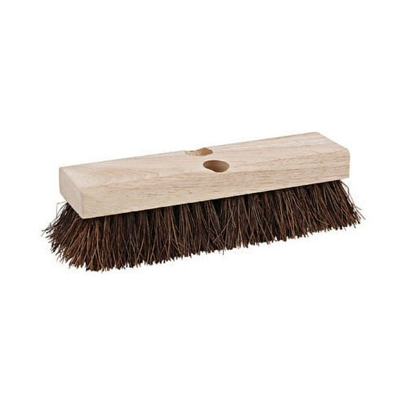 Deck Brush Head, 2" Brown Palmyra Bristles, 10" Brush | Bundle of 2 Each