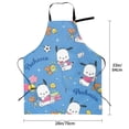 thumbnail image 2 of Pochacco Adjustable Bib Aprons, Waterdrop Resistant Apron with 2 Pockets for Kitchen Cooking Restaurant BBQ Painting Crafting, 2 of 7