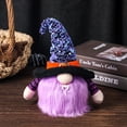 thumbnail image 3 of TheFound Halloween Gnome Light with Sequin Decoration, Handmade Swedish, 3 of 5
