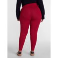 thumbnail image 3 of Terra & Sky Women's Plus High Waist Full Length Leggings, Sizes 0X-5X, 3 of 5