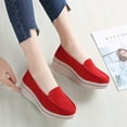 thumbnail image 5 of Mostsola Platform Loafers for Women Comfortable Business Shoes Slip on Wedges Walking Shoes, 5 of 5