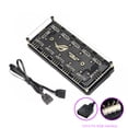 thumbnail image 1 of Computer RGB HUB Splitter 5V 3Pin / 12V 4Pin Collector For PC Gamer Cabinet Fan & LED Light MB AURA SYNC 12V 4Pin Hub, 1 of 6