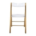 thumbnail image 6 of Menno Transparent Folding Chair – Lightweight Foldable Plastic Chair for Indoor & Outdoor Use, No Assembly Required, Ideal for Parties, Events, and Outdoor Gatherings in Clear Set of 4, 6 of 6
