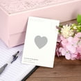thumbnail image 5 of Uxcell Heart Shaped Sticker 1 Inch Self Adhesive Love Label for Valentine Day, Silver Gray 500 Pcs, 5 of 6