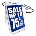 thumbnail image 2 of Sale Up To 75 Percent Off (24" X 36") Standard A-Frame Signicade, Includes Decal Applied To Stand, 2 of 4