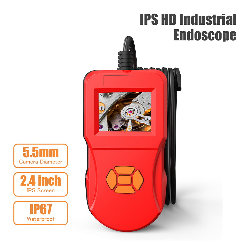 inskam127 2.4 Inch IPS HD Screen Digital Detection Endoscope Industrial Household Handheld Endoscopes with LEDs