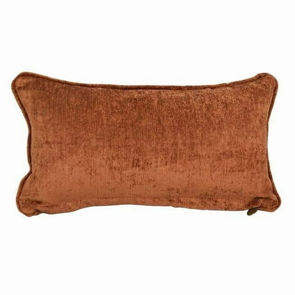 18-inch Double-corded Patterned Jacquard Chenille Rectangular Throw Pillow with Insert 9811-CD-S1-JCH-CO-46