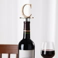 thumbnail image 4 of Fnochy Custom Alphabet Wine Stoppers, Reusable Wine Bottle Toppers, Alloy Food-Grade Material, Perfect for Wine Tasting, Party Favors, Table Decor, Initials Gift Idea, 4 of 5