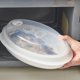 thumbnail image 2 of 1 unidad de vaporizador de microondas de cocina con tapa ventilada colador extraíble para pan comida de pescado TUNC Sencillez, 2 of 5