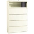 thumbnail image 2 of Hirsh 42-in Wide HL10000 Series Metal 5 Drawer Lateral File Cabinet Off White, 2 of 5