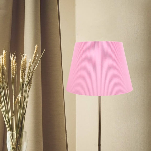 CRILSTYLEO Metal Frame Fabric Lampshade White for Bedroom Desk Lamp 1Set 12x12in