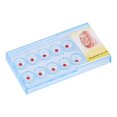 thumbnail image 2 of 10 Pcs/Box Clear Dental Tooth Nail Decoration Crystal Gem Rhinestone Red, 2 of 5