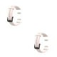 thumbnail image 2 of Correa de reloj ajustable Sidaley antiarañazos resistente al desgaste Rosa claro 2Conjunto, 2 of 6