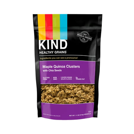 KIND Gluten Free Breakfast Granola, Maple Quinoa & Chia, 11 (Best Low Fat Granola)